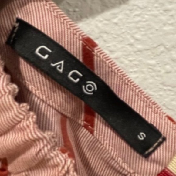 GAGO Burgundy Off Shoulder Open Back Blouse - Picture 2 of 4